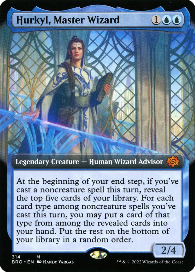 Hurkyl, Master Wizard - Extended Art - Foil