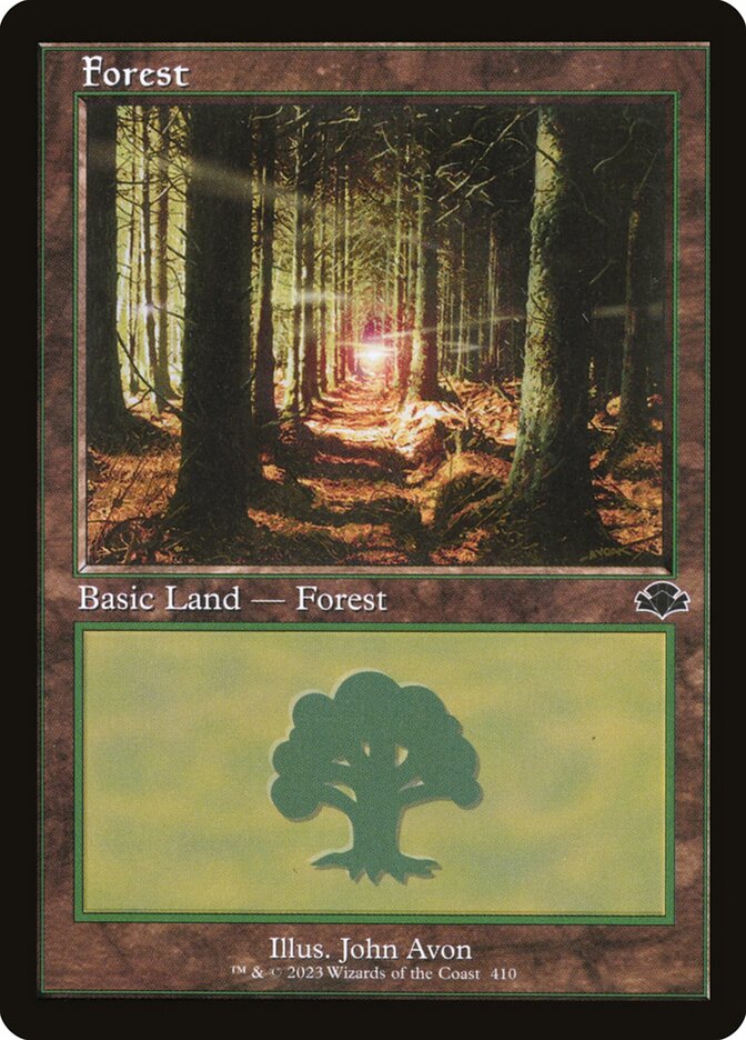 Forest - Retro Frame - Foil
