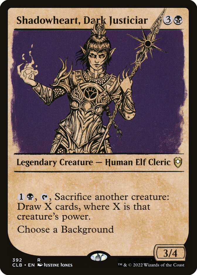 Shadowheart, Dark Justiciar - Showcase - Foil
