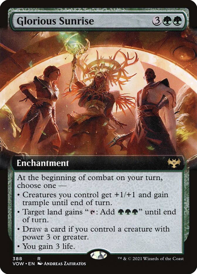 Glorious Sunrise - Extended Art - Foil