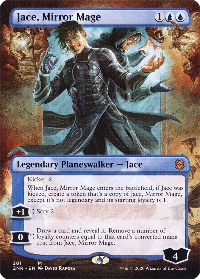 Jace, Mirror Mage - Borderless - Foil