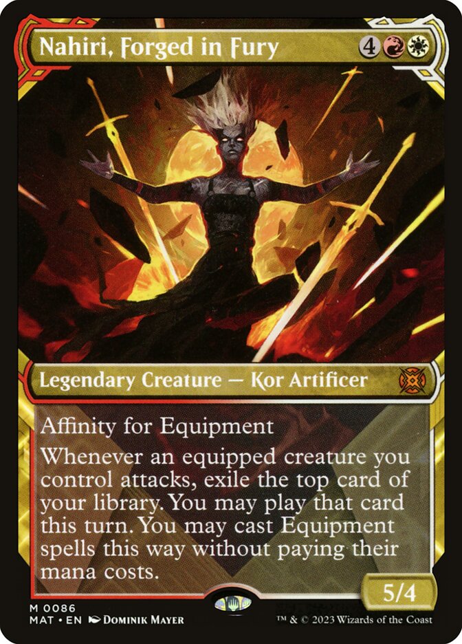 Nahiri, Forged in Fury - Showcase - Foil