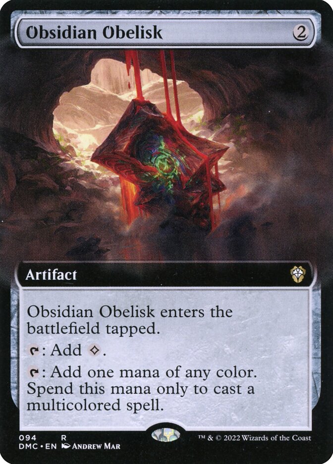 Obsidian Obelisk - Extended Art