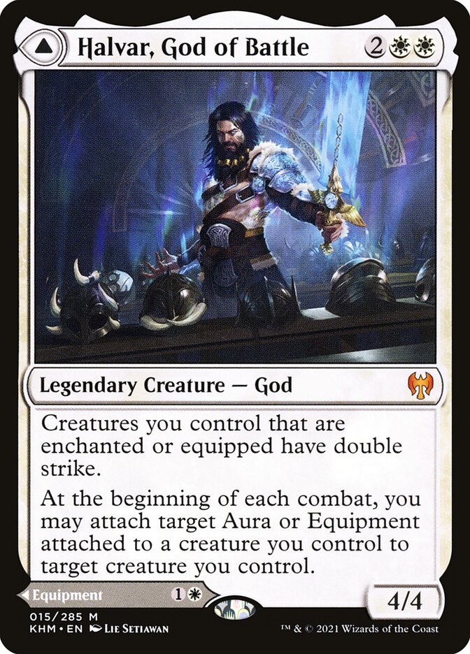 Halvar, God of Battle // Sword of the Realms - Foil