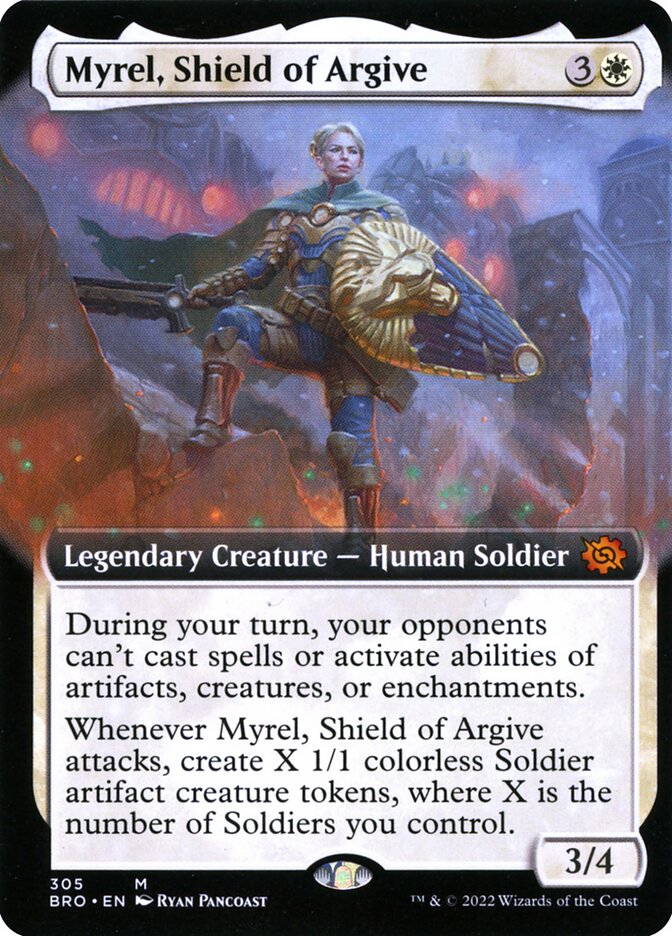 Myrel, Shield of Argive - Extended Art - Foil