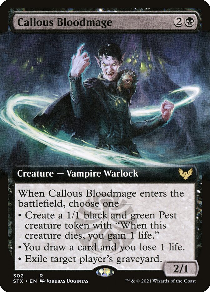Callous Bloodmage - Extended Art
