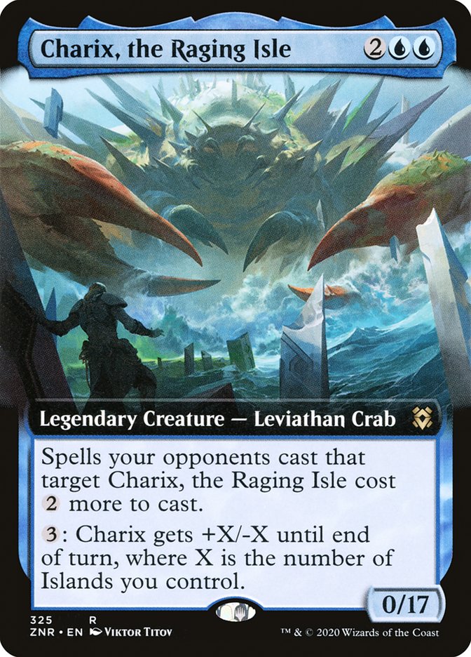 Charix, the Raging Isle - Extended Art - Foil