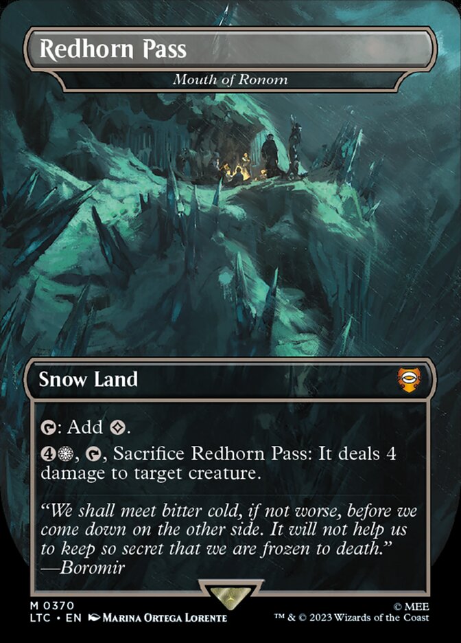 Redhorn Pass (Mouth of Ronom) - Borderless - Foil
