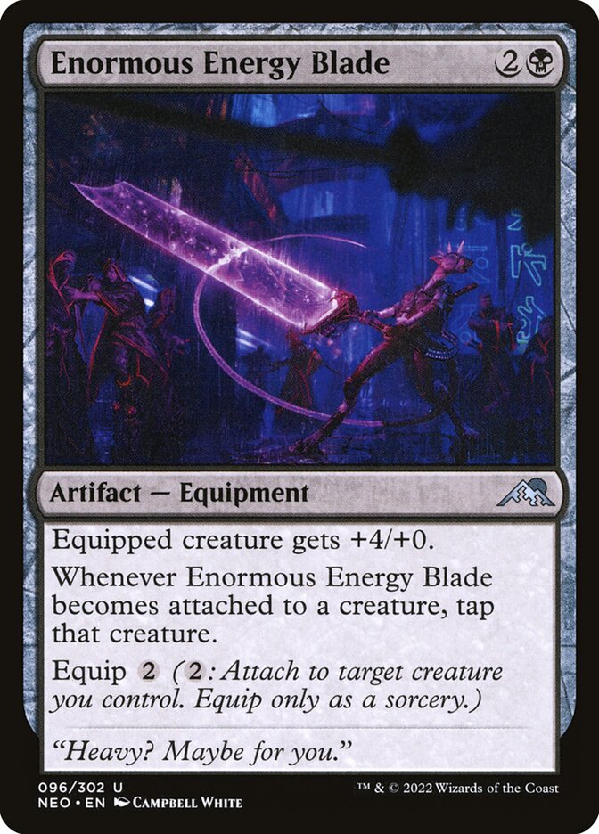 Enormous Energy Blade - Foil