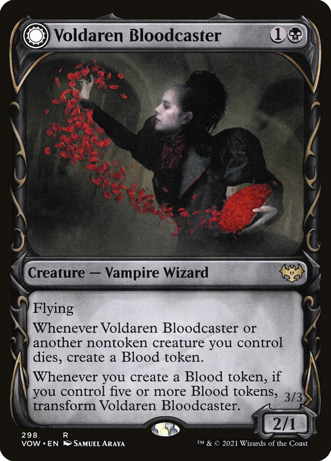 Voldaren Bloodcaster // Bloodbat Summoner - Showcase - Foil