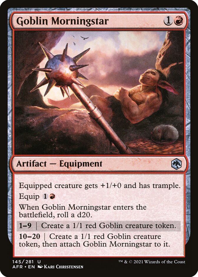 Goblin Morningstar - Foil