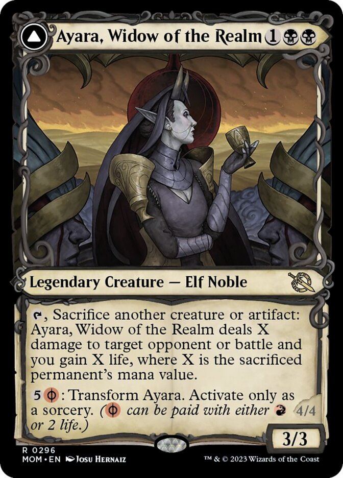 Ayara, Widow of the Realm // Ayara, Furnace Queen - Showcase