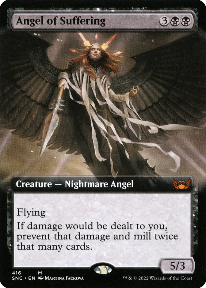 Angel of Suffering - Extended Art - Foil