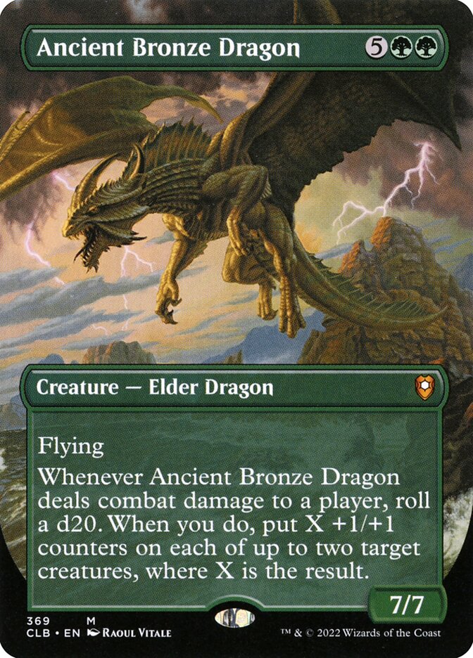 Ancient Bronze Dragon - Borderless - Foil
