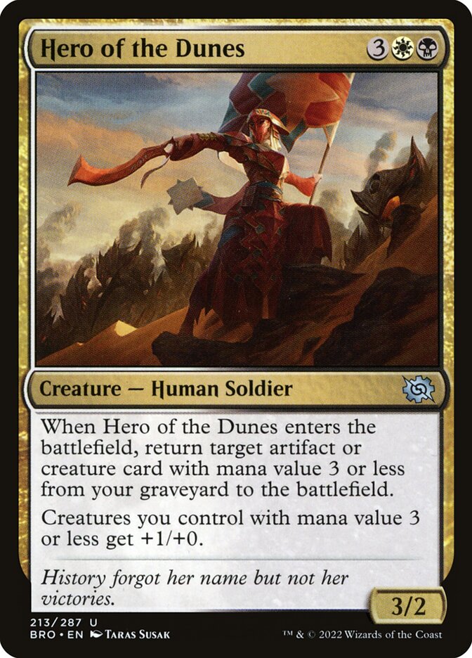 Hero of the Dunes - Foil