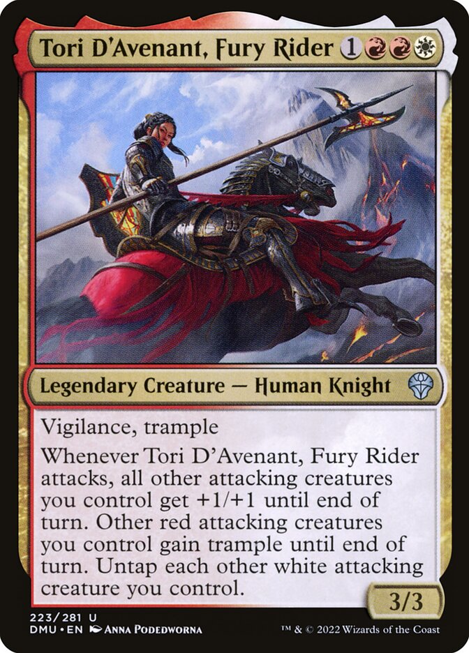 Tori D'Avenant, Fury Rider - Foil