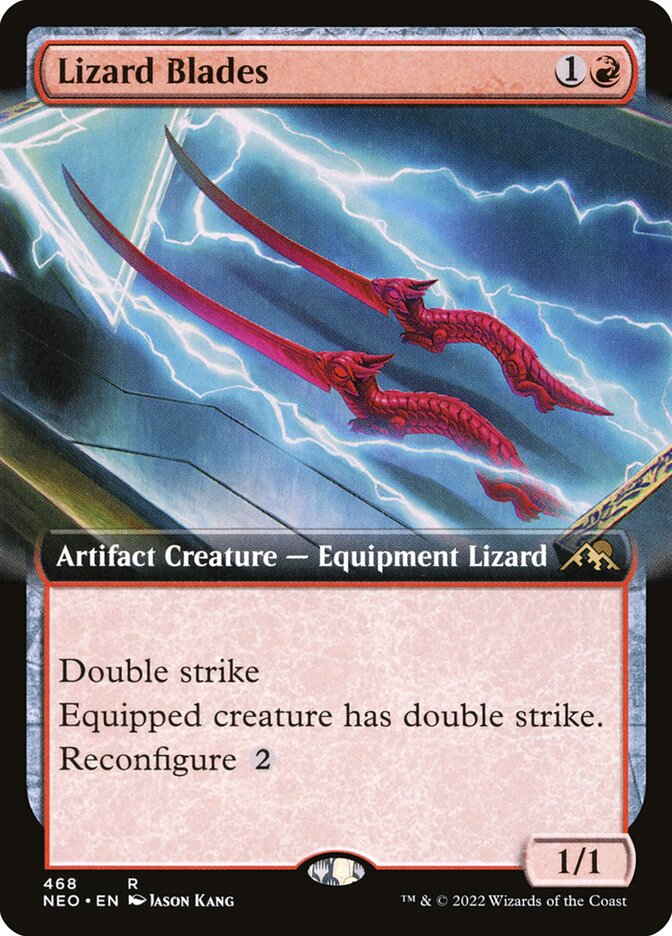 Lizard Blades - Extended Art - Foil