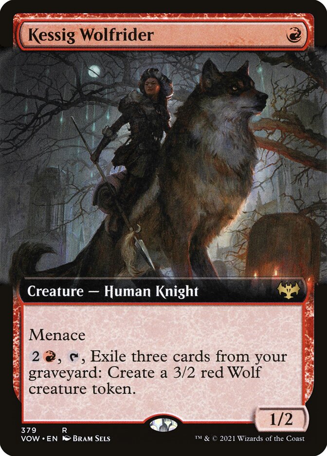 Kessig Wolfrider - Extended Art - Foil