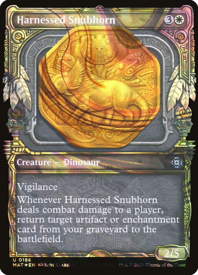 Harnessed Snubhorn - Halo Foil