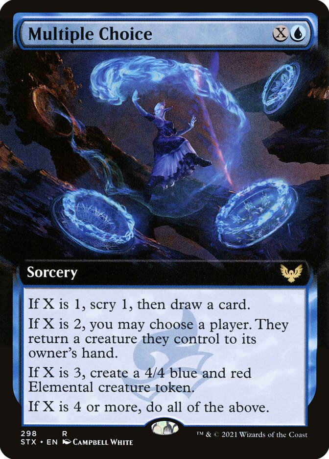 Multiple Choice - Extended Art - Foil