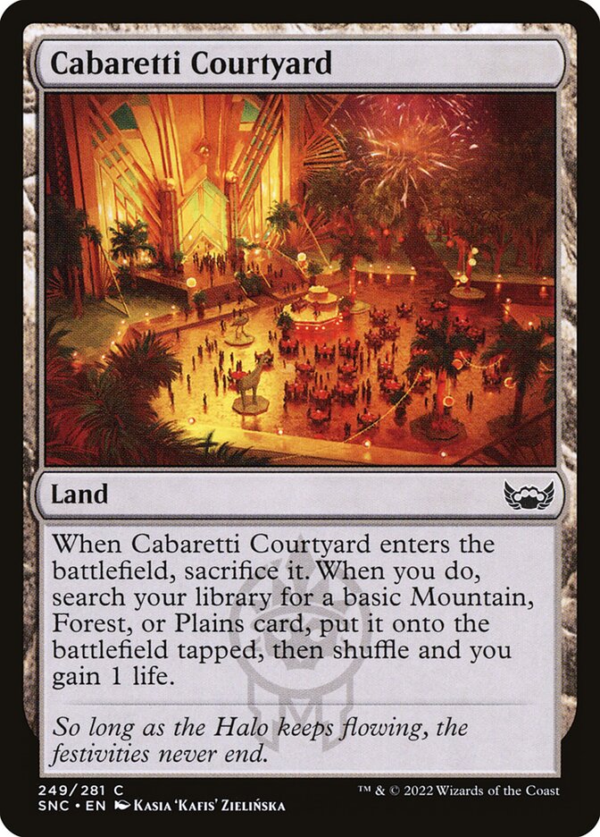 Cabaretti Courtyard - Foil