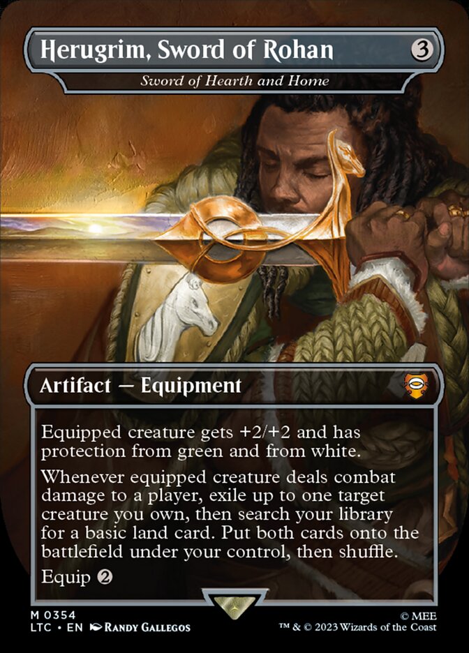 Herugrim, Sword of Rohan (Sword of Hearth and Home) - Borderless - Foil