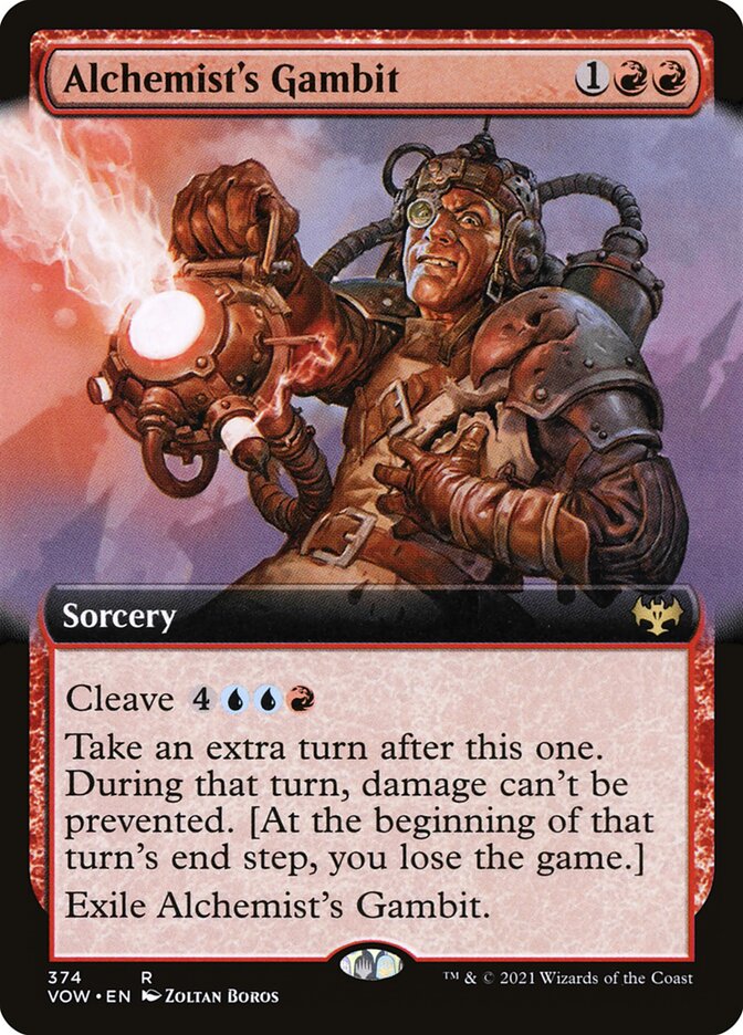 Alchemist's Gambit - Extended Art - Foil