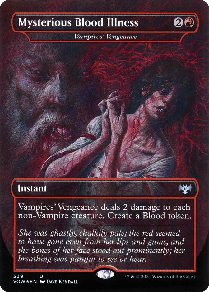 Mysteriuos Blood Illness (Vampires' Vengeance) - Borderless Dracula Series - Foil