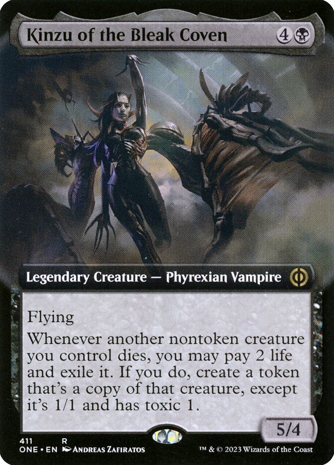 Kinzu of the Bleak Coven - Extended Art - Foil