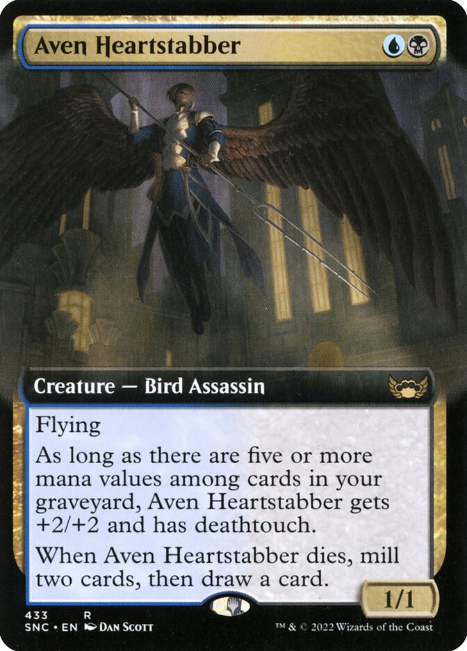 Aven Heartstabber - Extended Art - Foil
