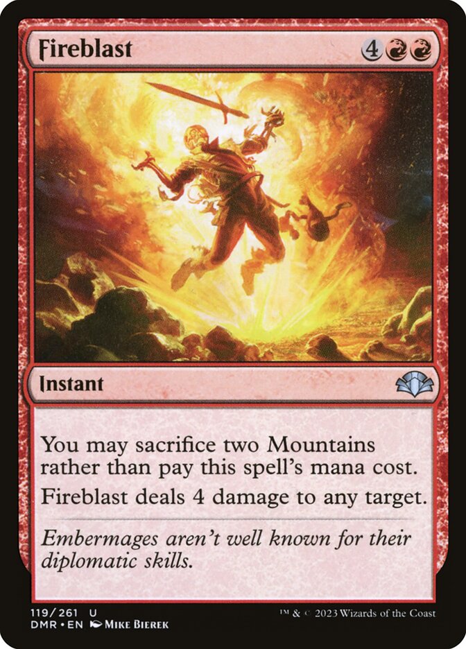 Fireblast - Foil