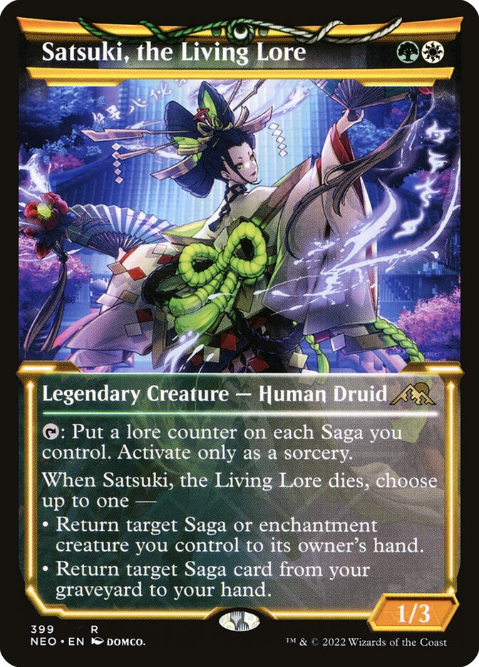 Satsuki, the Living Lore - Showcase - Foil