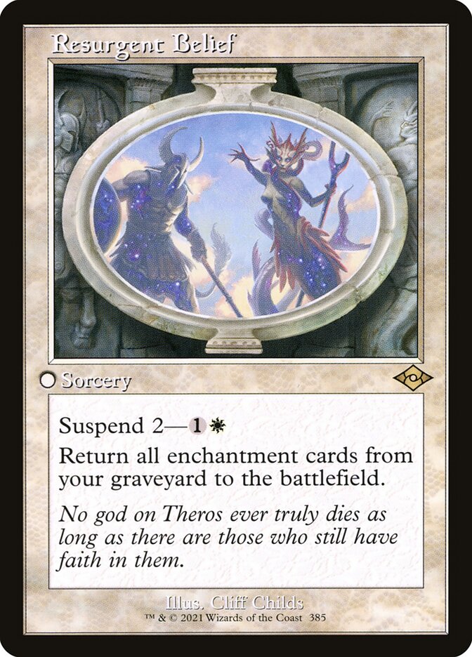 Resurgent Belief - Retro Frame - Foil