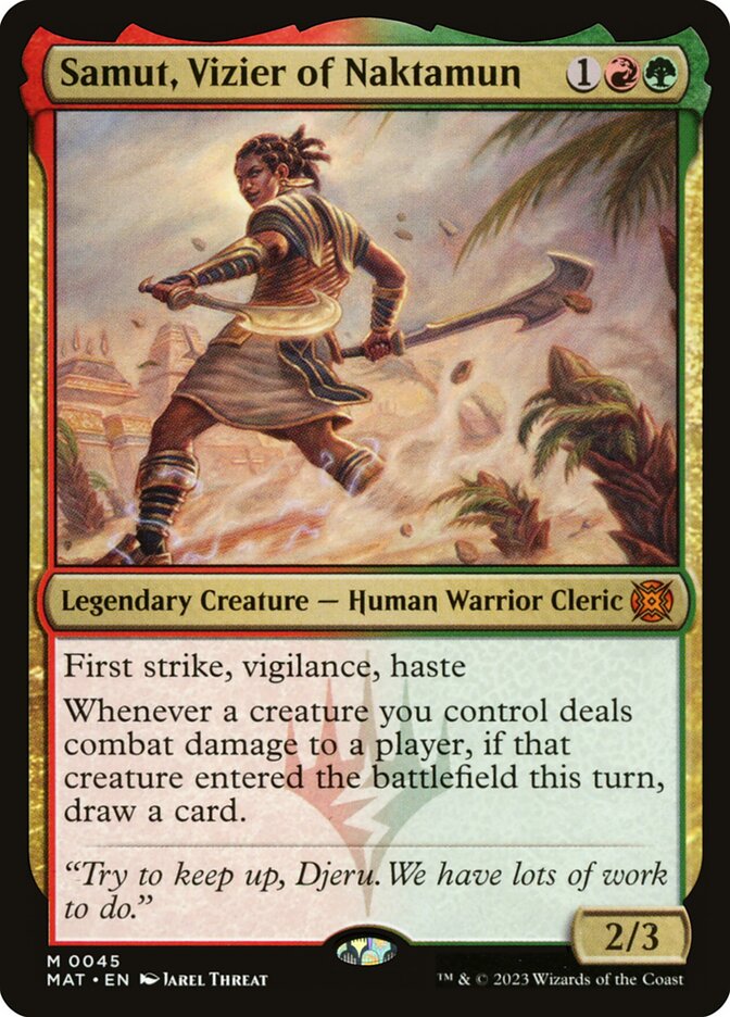 Samut, Vizier of Naktamun - Foil