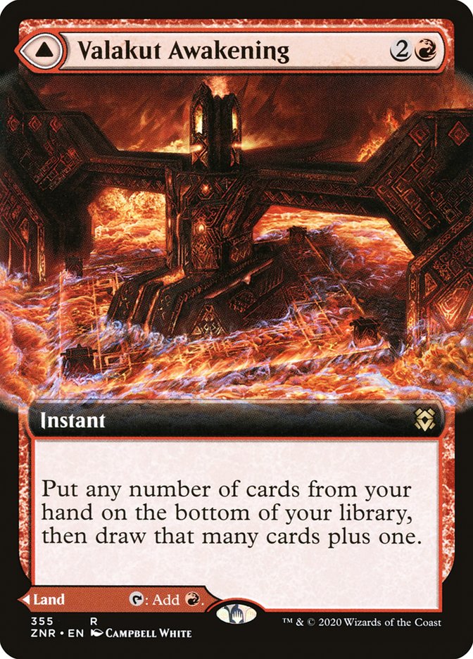 Valakut Awakening // Valakut Stoneforge - Extended Art