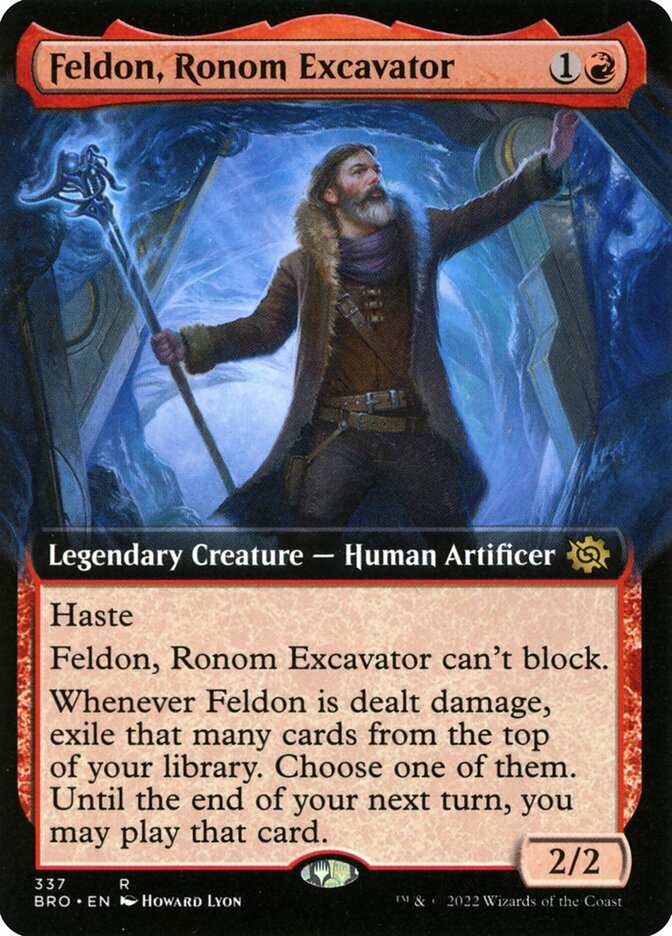 Feldon, Ronom Excavator - Extended Art - Foil