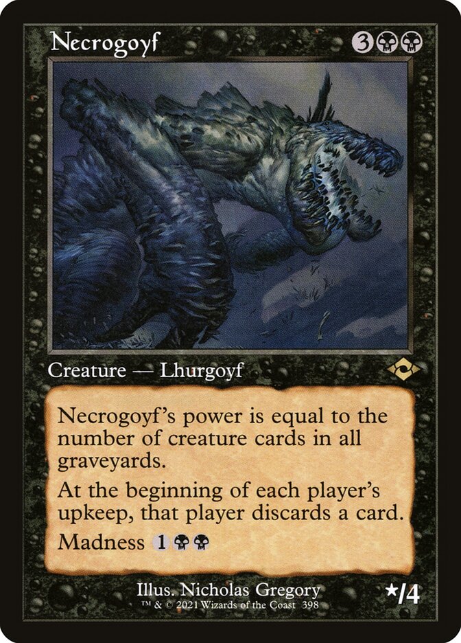 Necrogoyf - Retro Frame - Foil