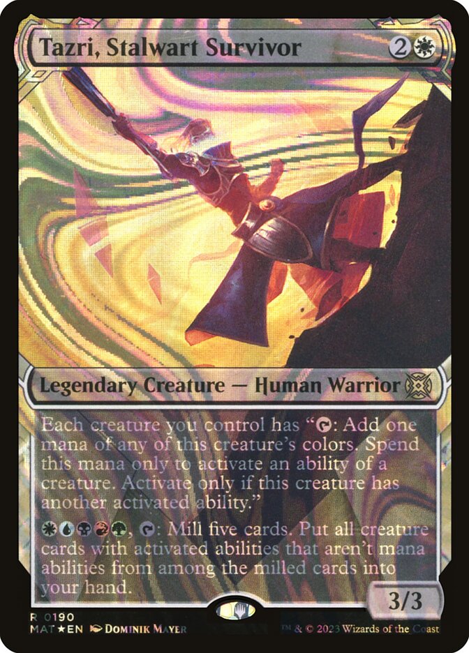 Tazri, Stalwart Survivor - Halo Foil