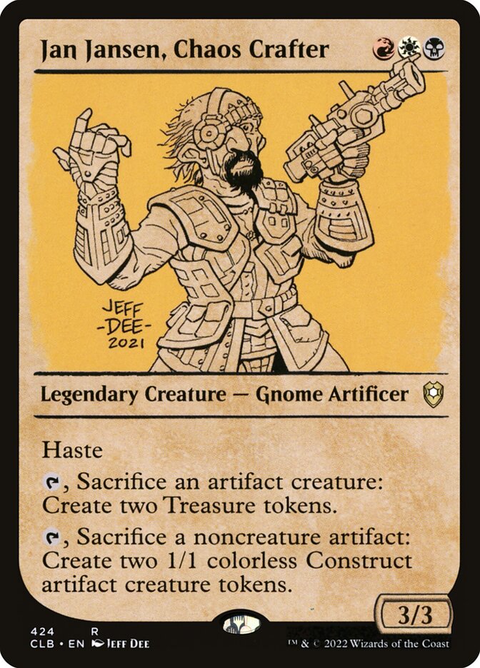Jan Jansen, Chaos Crafter - Showcase - Foil