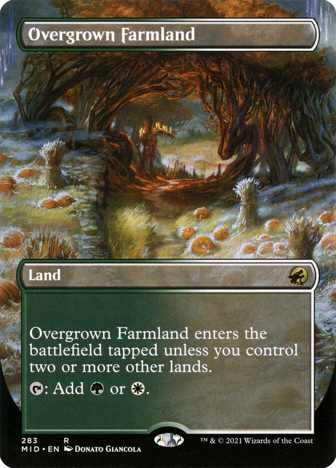 Overgrown Farmland - Borderless - Foil