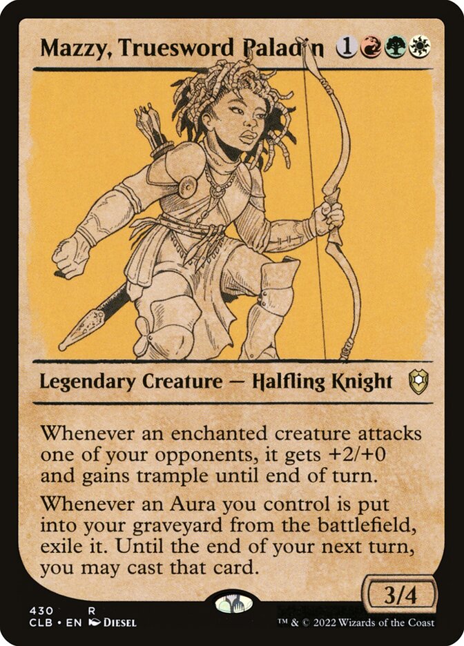 Mazzy, Truesword Paladin - Showcase - Foil