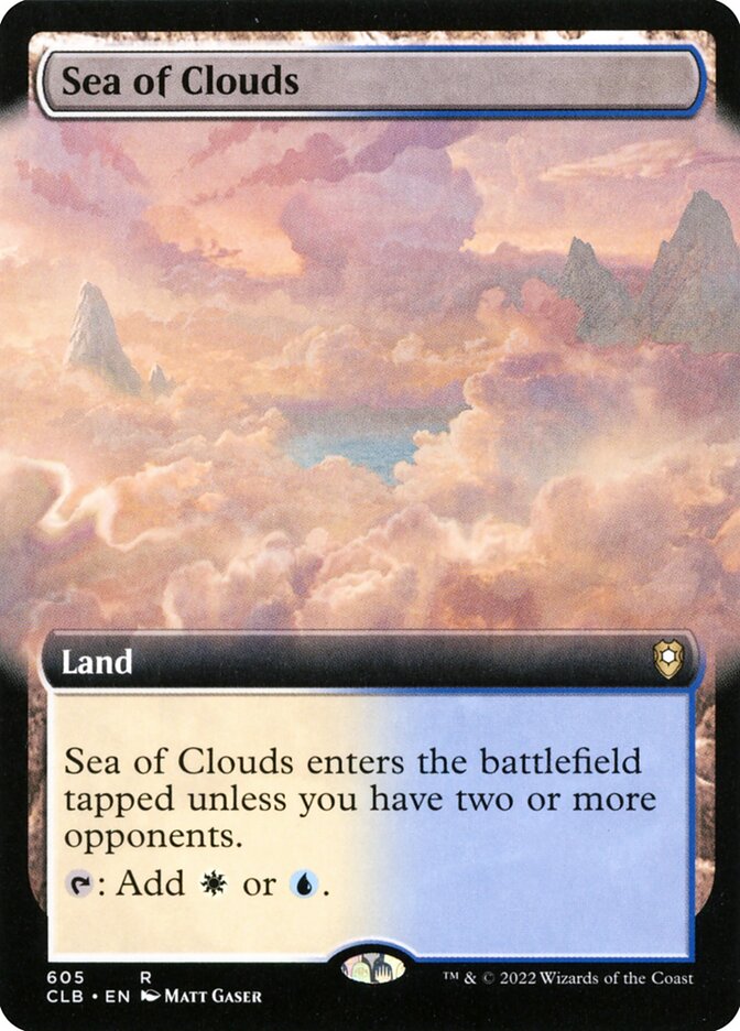 Sea of Clouds - Extended Art - Foil
