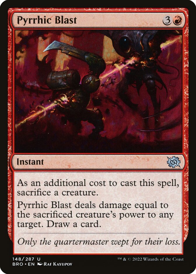 Pyrrhic Blast - Foil