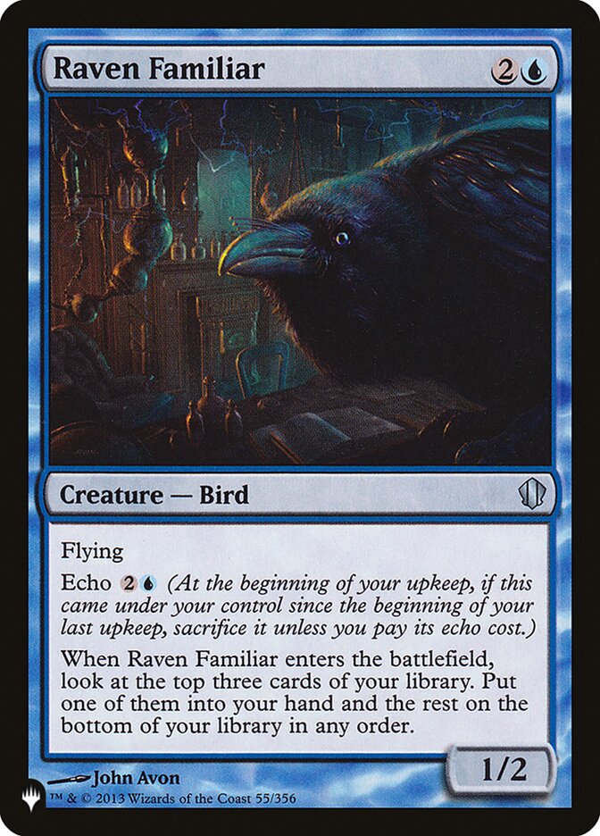 Raven Familiar - The List