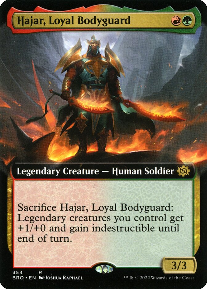 Hajar, Loyal Bodyguard - Extended Art