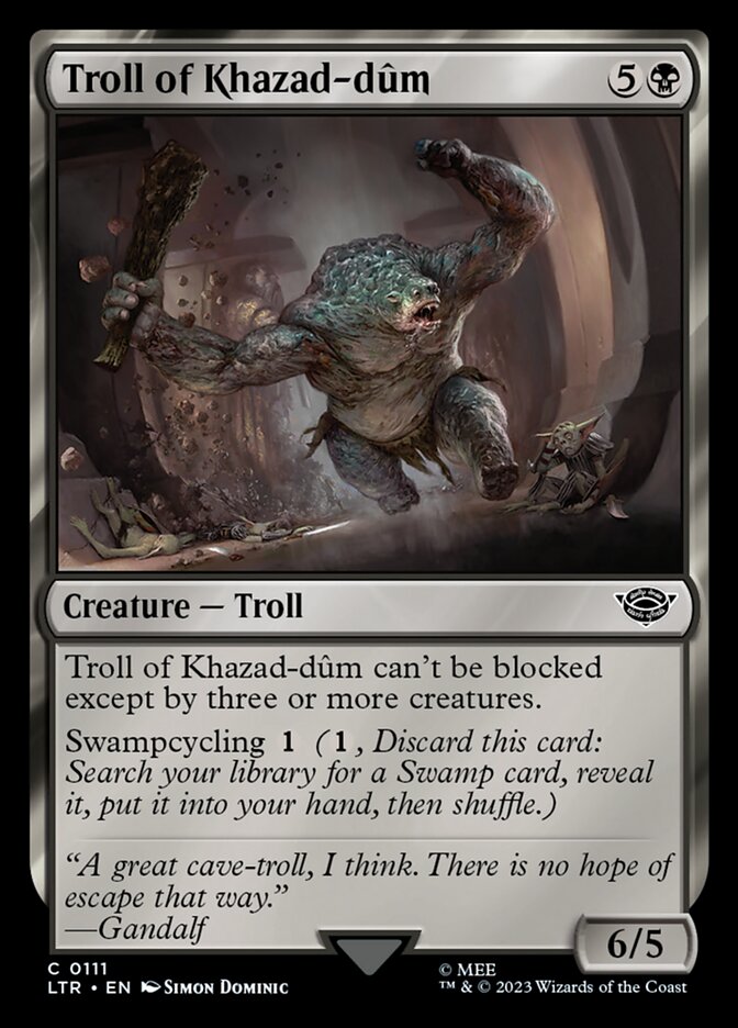 Troll of Khazad-dûm - Foil