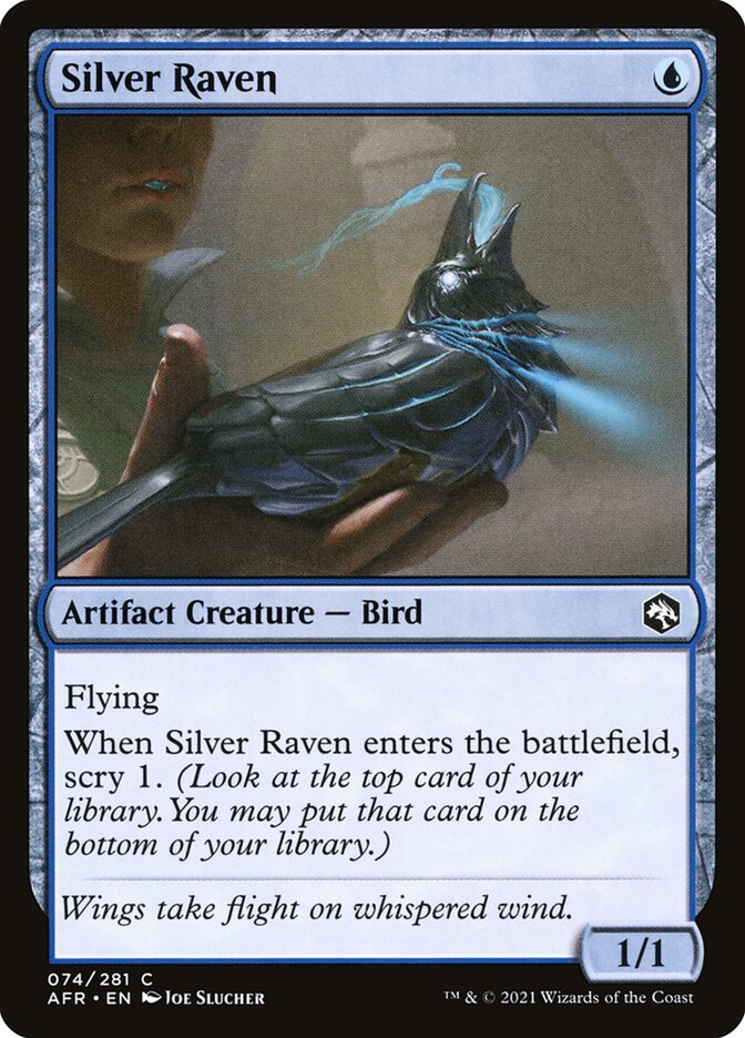 Silver Raven - Foil
