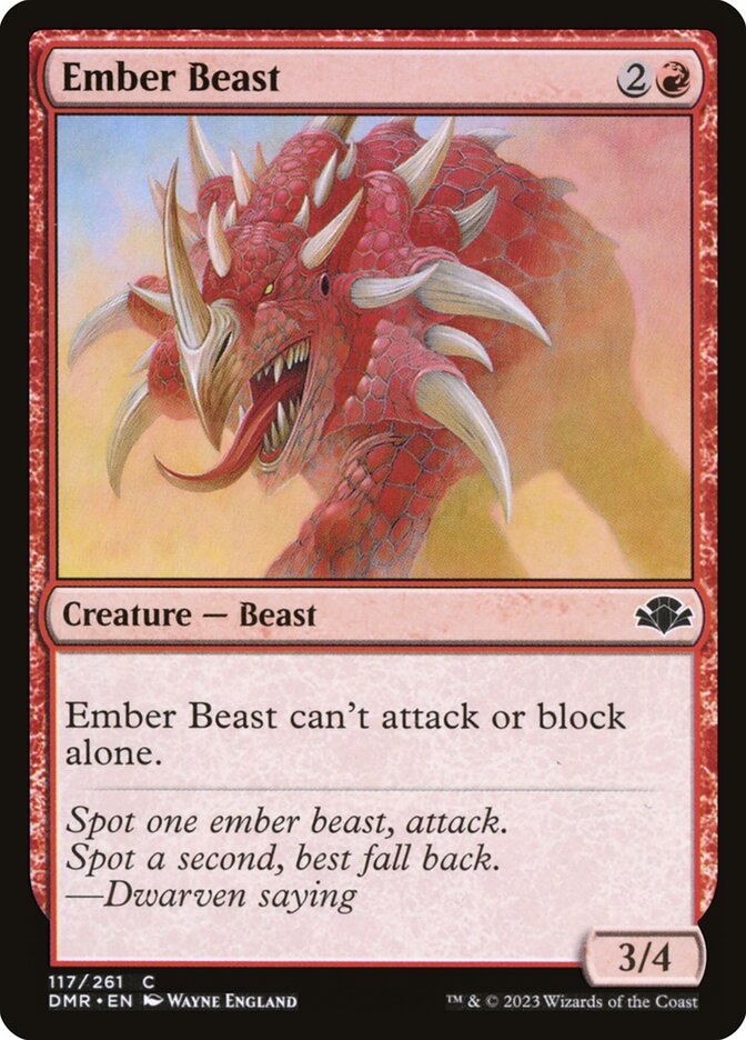 Ember Beast - Foil