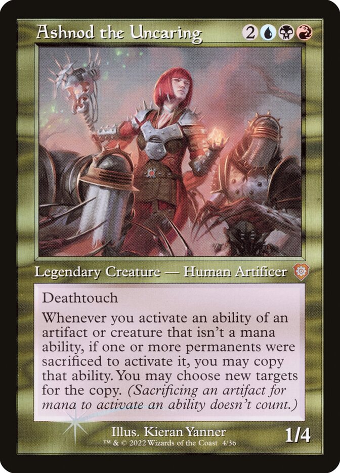 Ashnod the Uncaring - Retro Frame - Foil