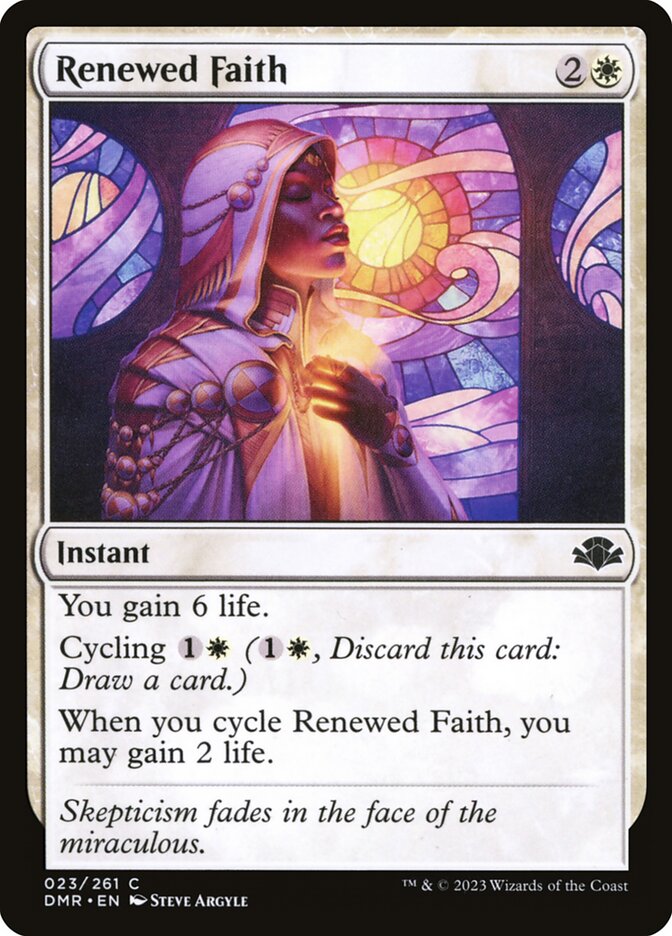 Renewed Faith - Foil